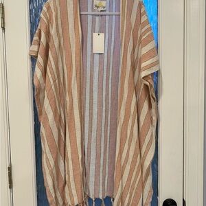 Rays for Days Striped Kimono Cardigan